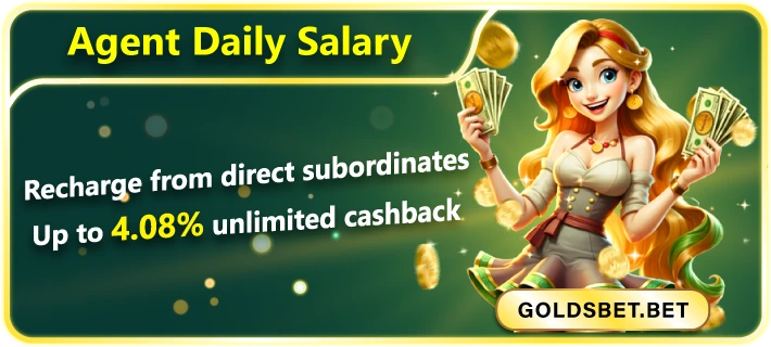 Goldsbet Agent Daily Salary Commission
