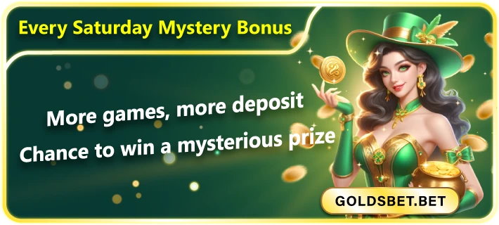 GoldsBet Saturday Mystery Bonus – শনিবার গেম খেলে পেয়ে যান রহস্যময় বোনাস