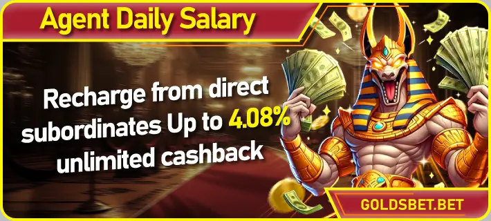 Goldsbet Agent Daily Salary Commission