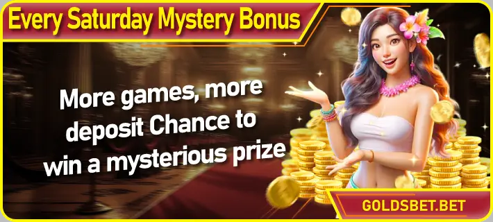 GoldsBet Saturday Mystery Bonus – ہفتہ کو گیم کھیلیں اور حاصل کریں سرپرائز بونس
