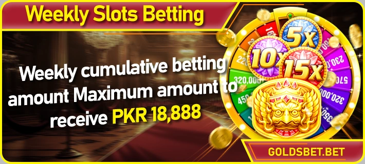 GoldsBet Weekly Slot Game Bonus – ٹرن اوور مکمل کریں اور ہر ہفتے بونس حاصل کریں